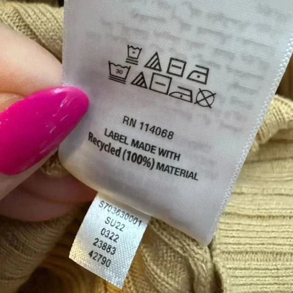 Y2K Collared Ribbed CropTop Sweater 90’s Inspired Preppy - Picture 4 of 7